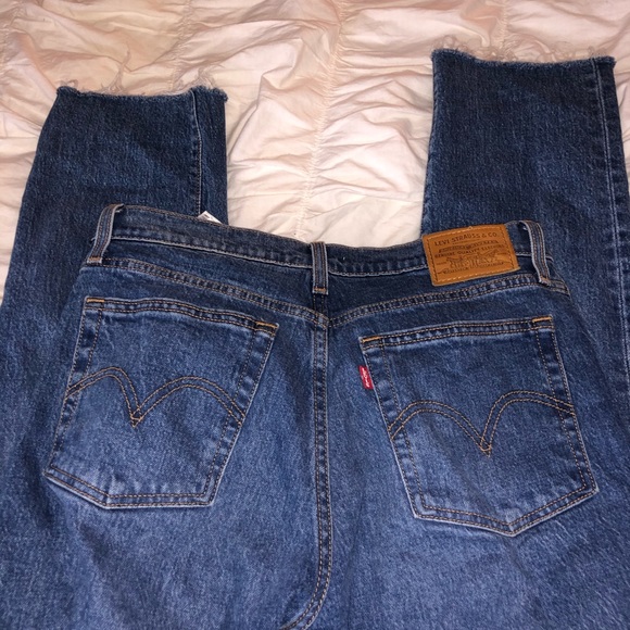 Levi’s wedgie fit straight jeans ankle 27 - Picture 3 of 4